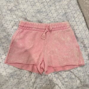 Zara kids pink terry shorts